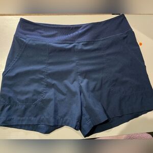 Patagonia Womens Happy Hike Shorts 4" Excellent Large - Blue
